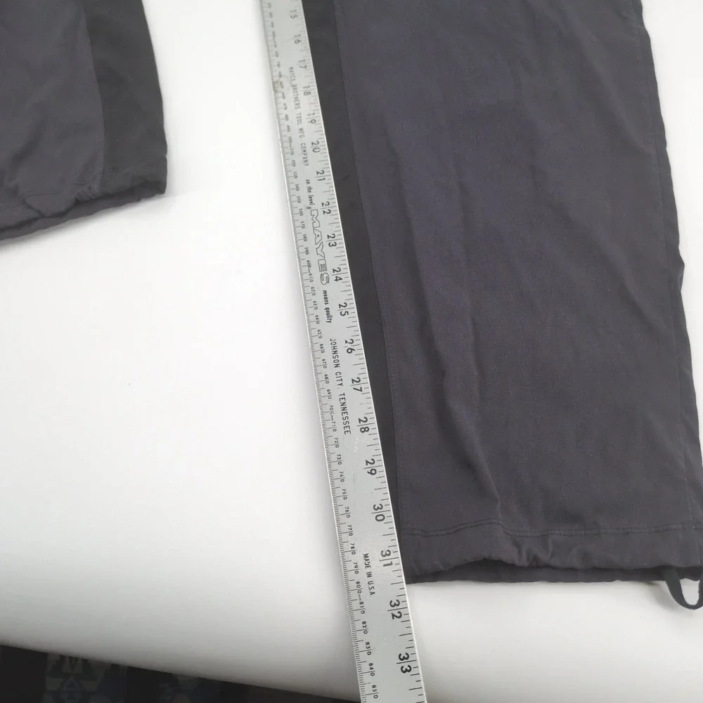 Lululemon Great Wall Pant Men XXL‎ Black Elastic Waist Wide Leg Track Pants Gym